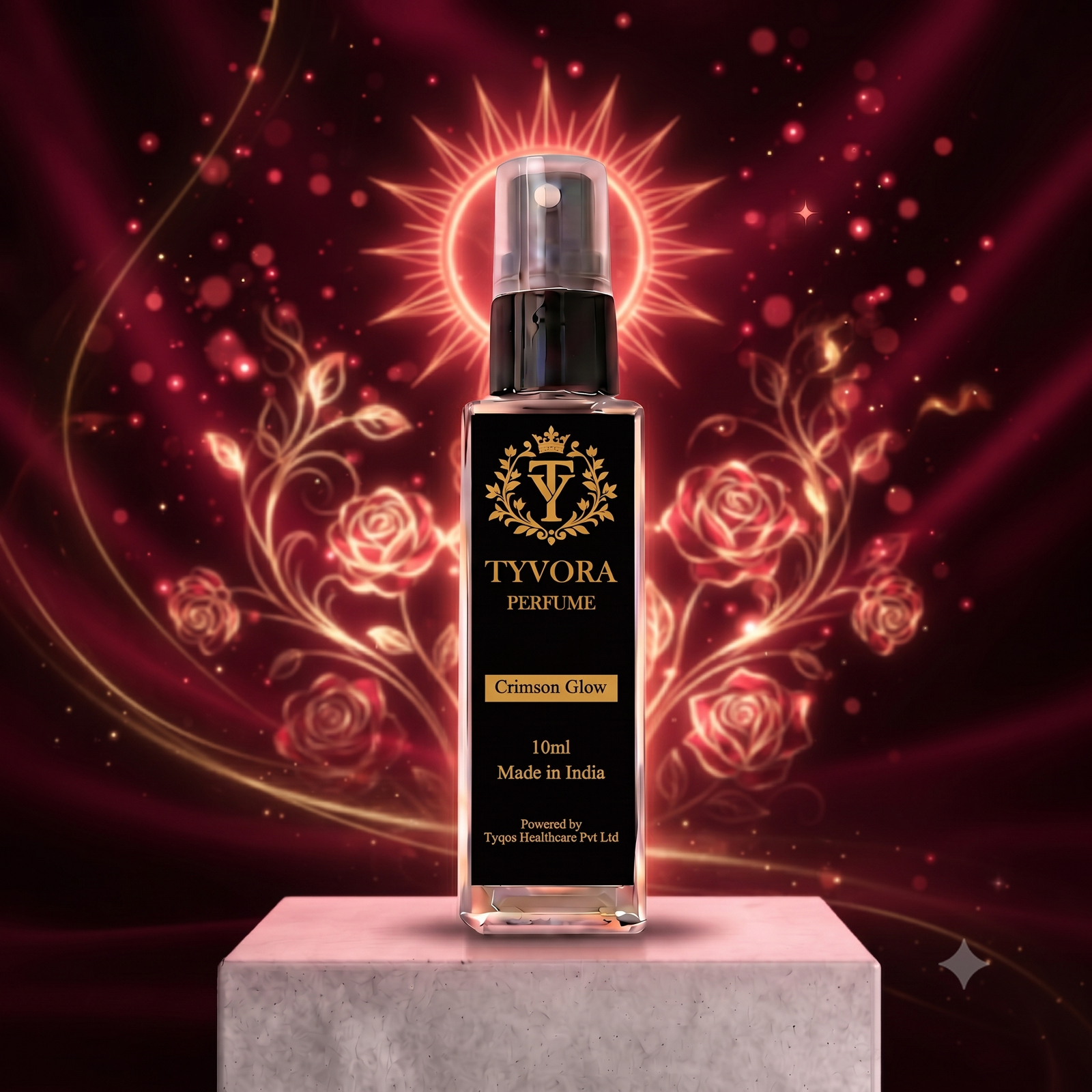 TYVORA Crimson Glow Apparel Perfume